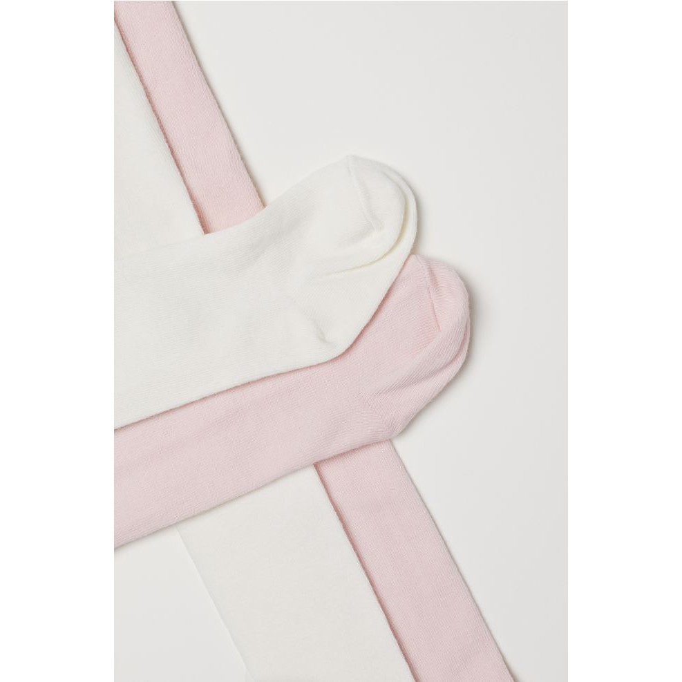 Set 2 quần tất trắng hồng fom to HM H&M size 0-2, 2-6, 6-12 tháng, 1-2, 2-4 tuổi_ hàng chính hãng authentich