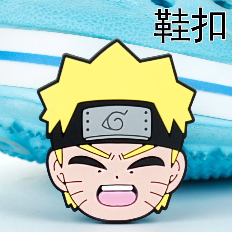 Phụ Kiện Trang Trí Giày Dép Crocs Hình Anime Naruto Jibbitz Itachi Kakashi Jibitz Cho Nam