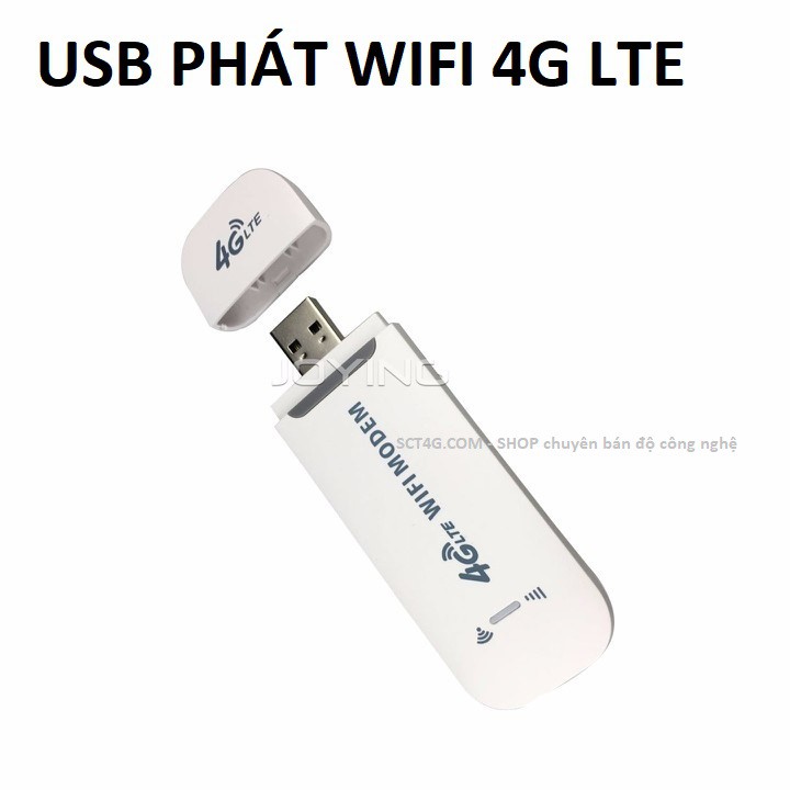 [Mã 229ELSALE hoàn 7% đơn 300K] Cục phát sóng wifi di động không dây Dongle 4G LTE - Phát wifi chạy bằng sim điện thoại