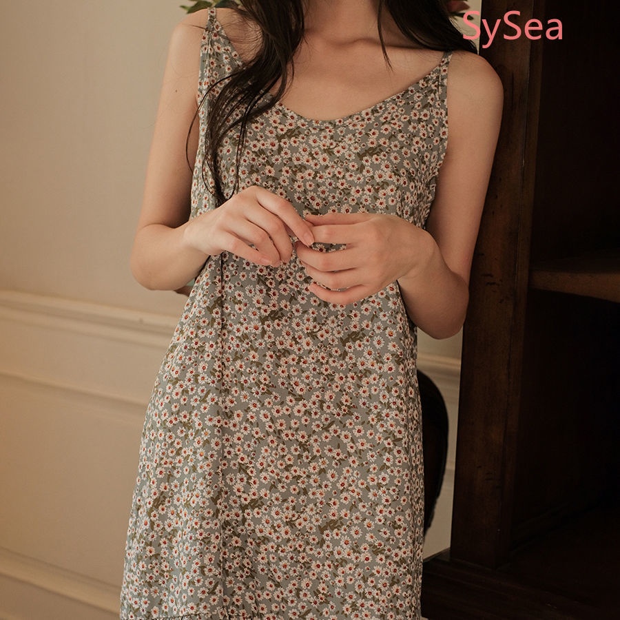 Bộ đồ ngủ phong cách Hàn Quốc thời trang mùa hè cho nữ