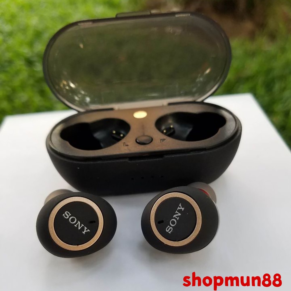 ( Nghe Không Hay Hoàn Tiền 100% )Tai nghe Bluetooth Đen Sony sport TWS-D76 Rất ấm Bass-treble rõ ràng