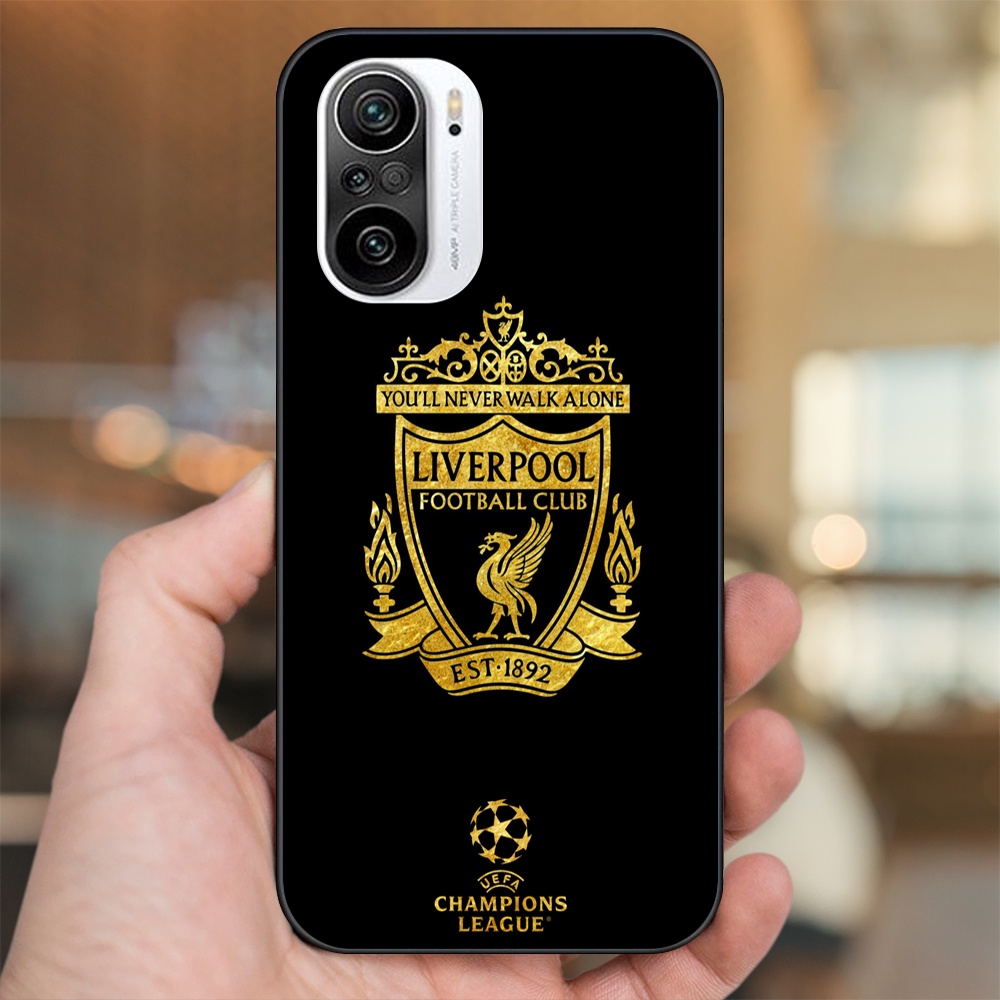 Ốp lưng Xiaomi K40 viền đen in hình Liverpool FC
