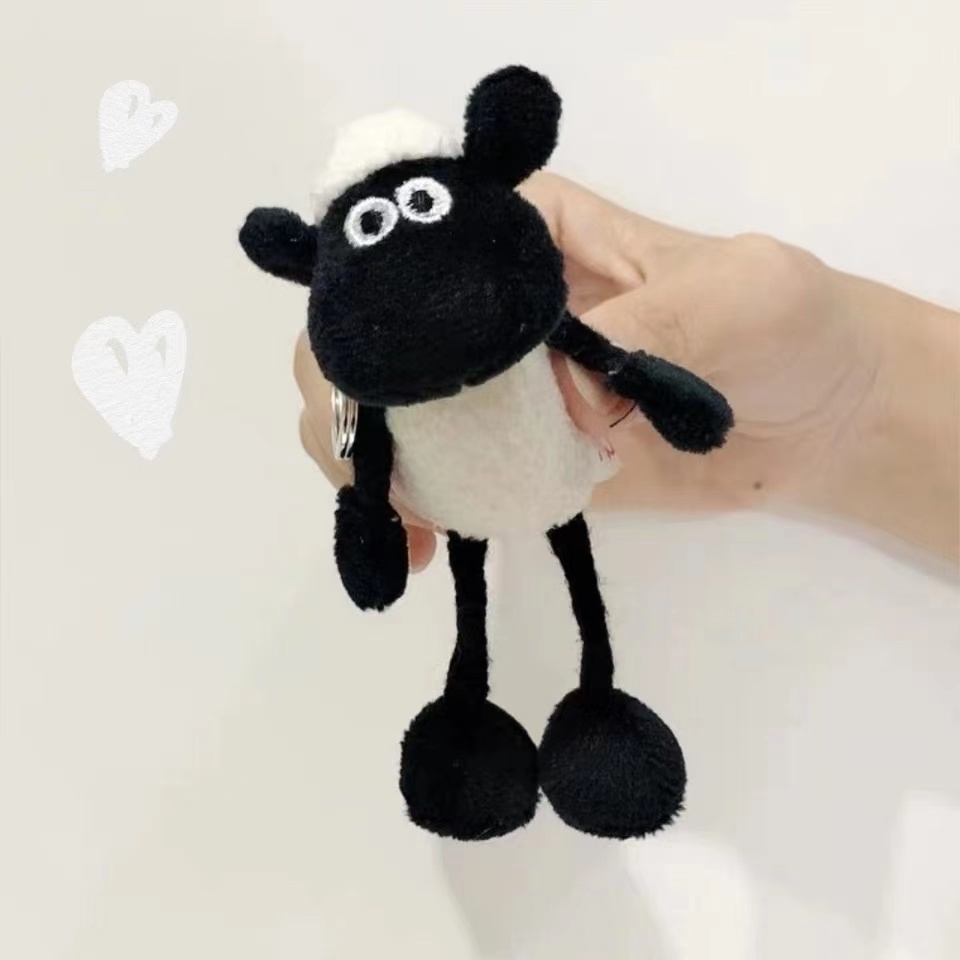 Móc khóa hình cừu nhồi bông mini dễ thương