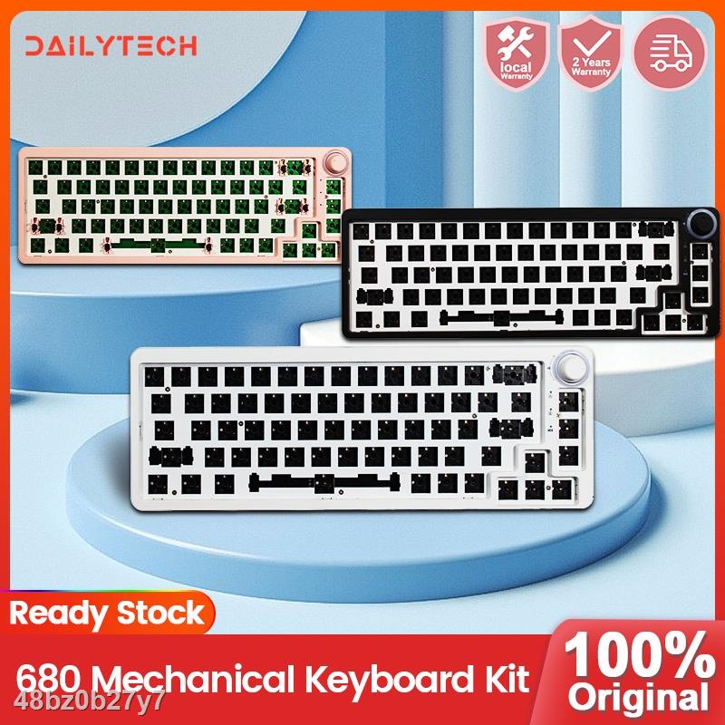 Loại Tốt Bàn Phím Cơ DIY Hotswap Tm680 Có Dây Tương Thích Switch Cherry Mx Gateron Kailh