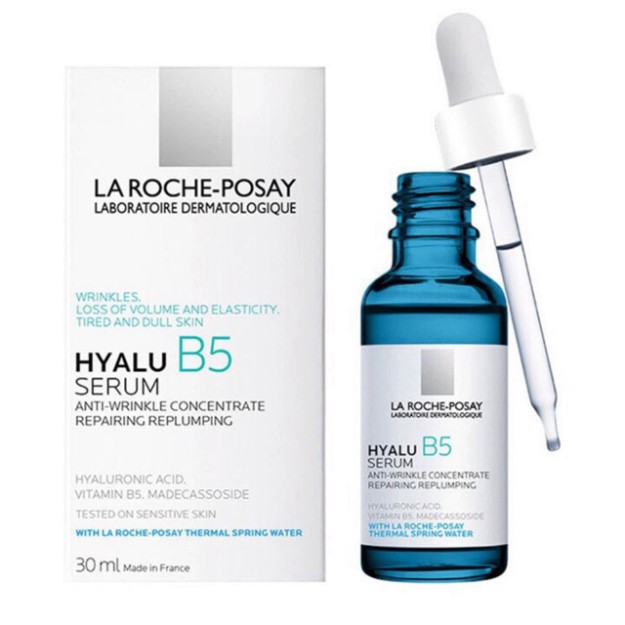 [CHÍNH HÃNG] Dưỡng chất chuyên sâu giúp hỗ trợ quá trình tái tạo da La Roche Posay Hyalu B5 Serum 30ml tặng mặt nạ Derma