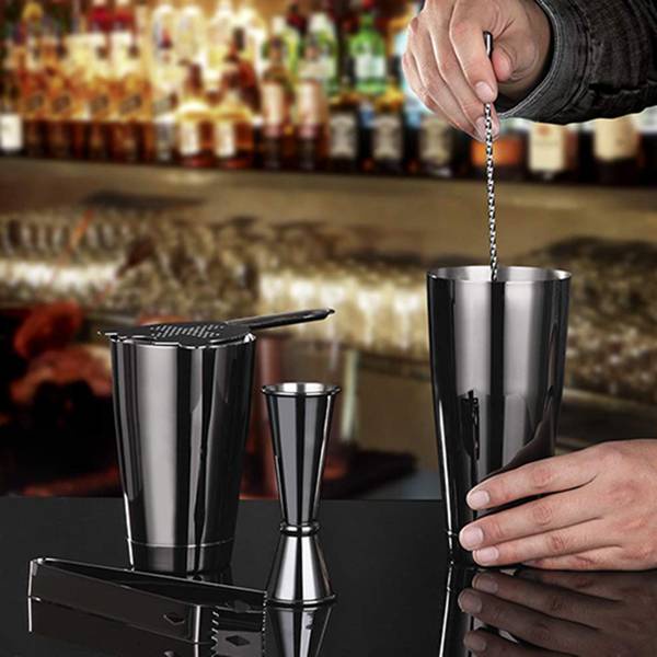 Bộ Dụng Cụ Pha Chế Cocktail Boston 28Oz / 20Oz Bằng Thép Không Gỉ Chuyên Dụng