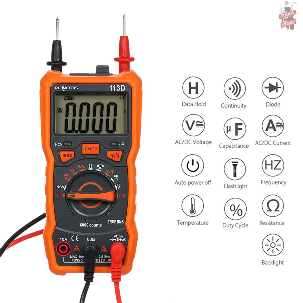 Vạn Năng Kế Kỹ Thuật Số Rm113D Ncv 6000