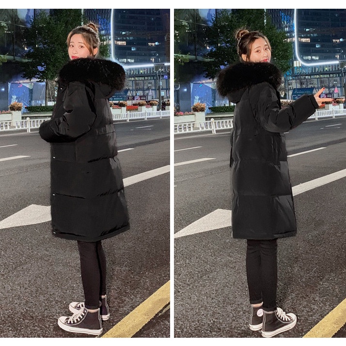 Áo phao nữ đại hàn lông vũ loại 1 cho nữ dáng dài cực hot | BigBuy360 - bigbuy360.vn
