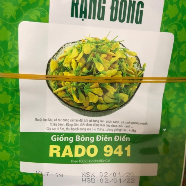 Hạt Giống Điên Điển Chịu Nhiệt Rado 941 Gói 1gram