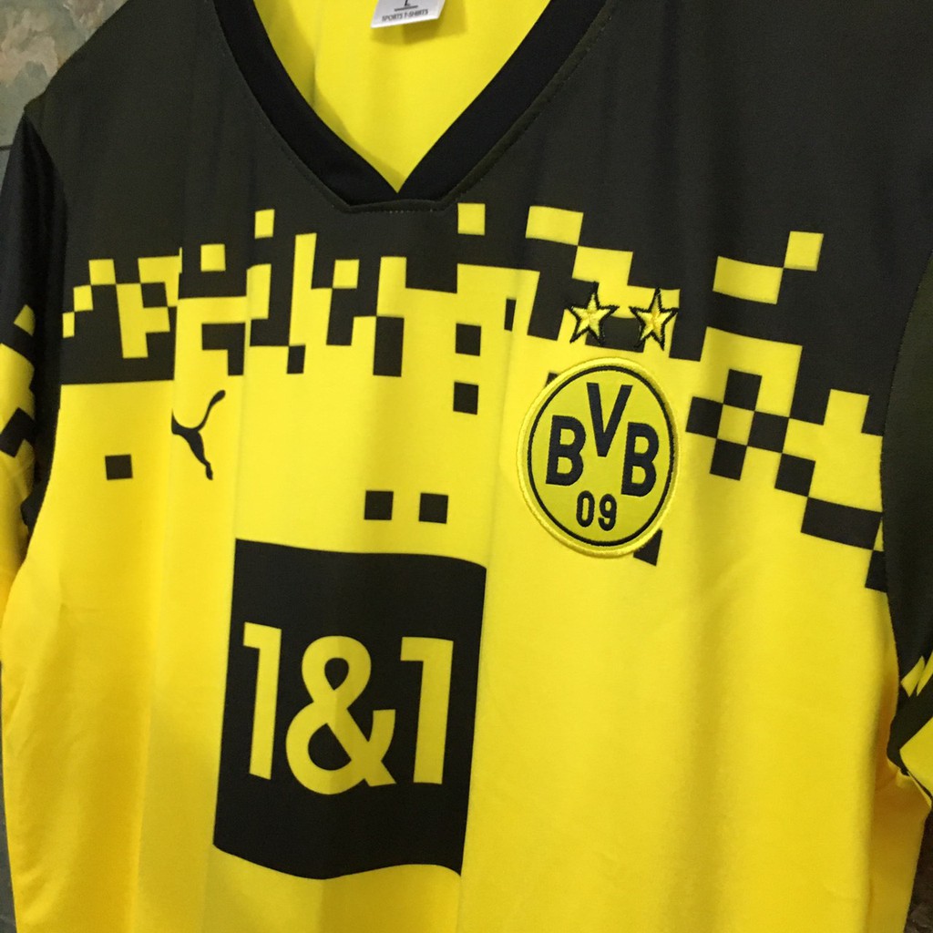 Bộ áo đấu Haaland Dortmund vàng sân nhà 2021 | BigBuy360 - bigbuy360.vn