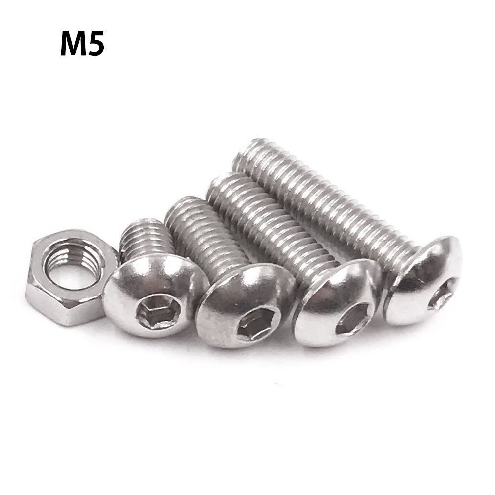 Bộ 500 ốc vít và đai ốc M3 M4 M5 bằng thép không gỉ chất lượng cao