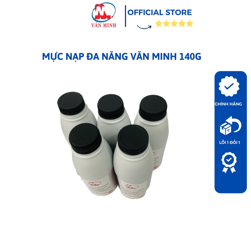 Mực nạp Đa năng Văn Minh cho 12A, 35A, 85A, 49A, 53A, 26A, 05A, 78A, 83A, 140g