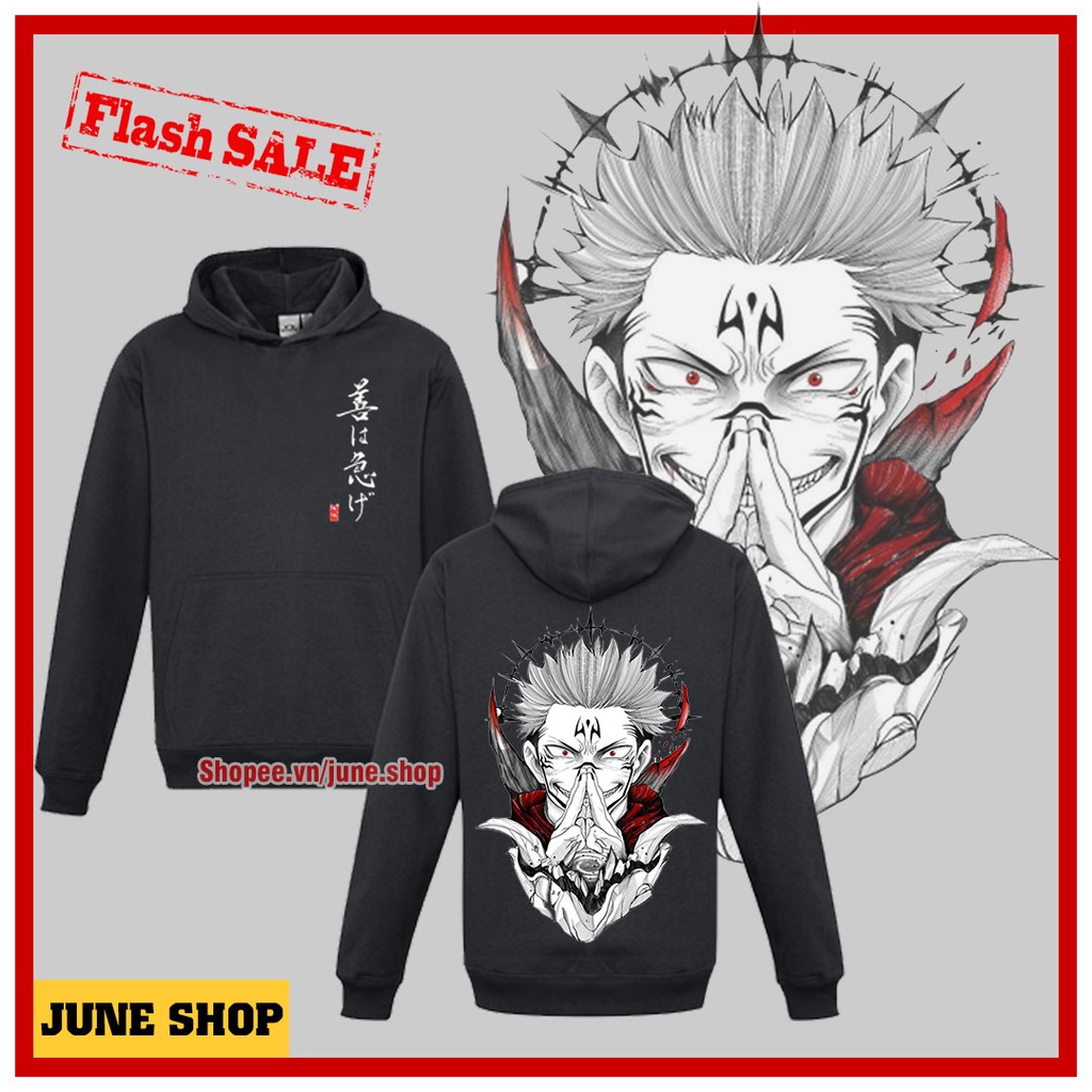 Áo Hoodie Jujutsu Kaisen, Áo Khoác Anime in hình Gojo Satoru siêu ngầu, cực chất