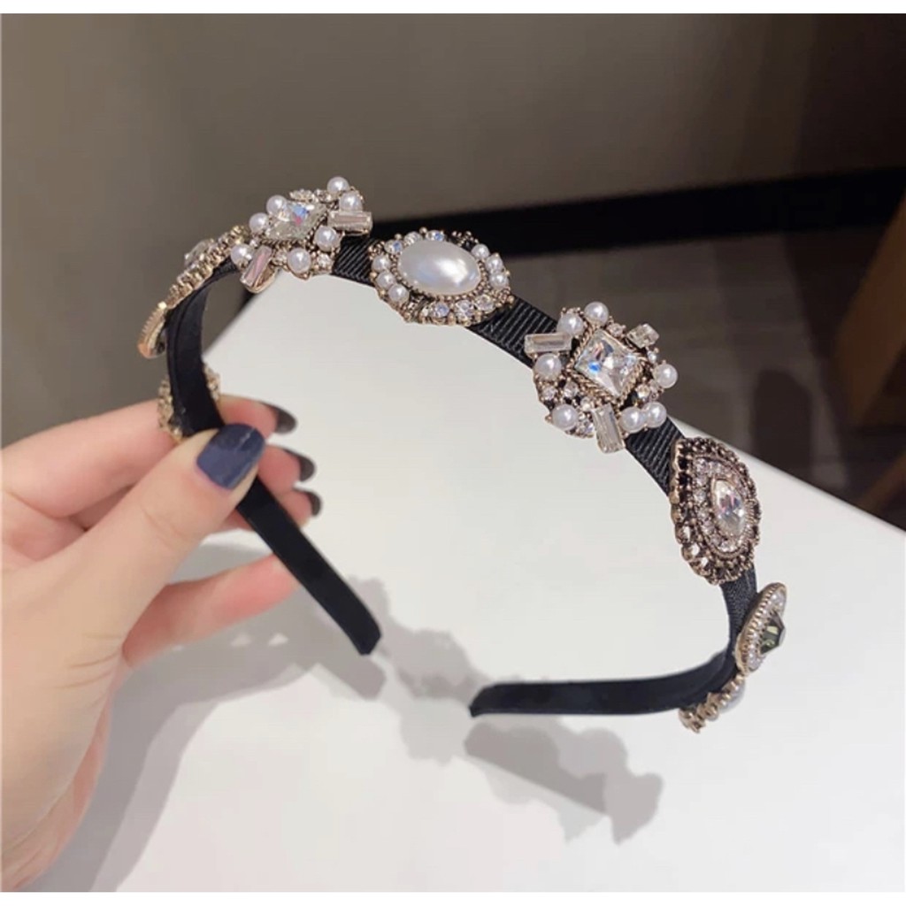 Cài tóc băng đô đá thời trang KS999