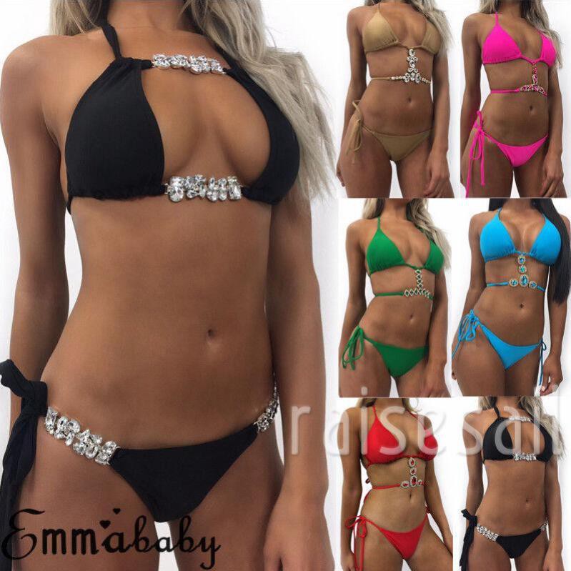 Bikini đính đá nữ tính gợi cảm ❗ '