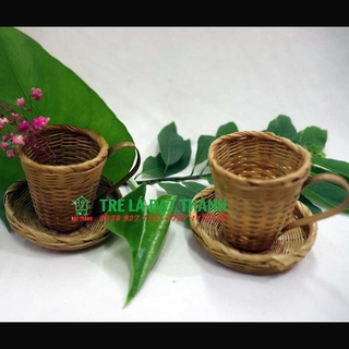 Ly trà mini BẰNG TRE, sản phẩm trang trí