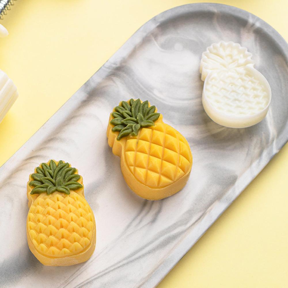 Khuôn Nhựa Làm Bánh Trung Thu Hình Quả Dứa 3D Độc Đáo