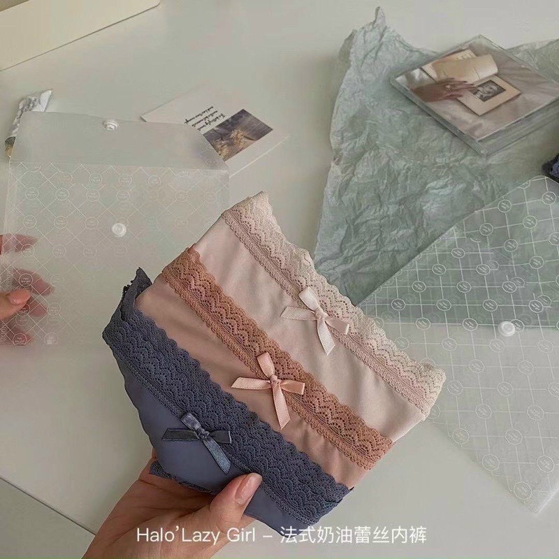 (Mẫu mới) Quần lót su pha ren siêu mềm mịn 2200