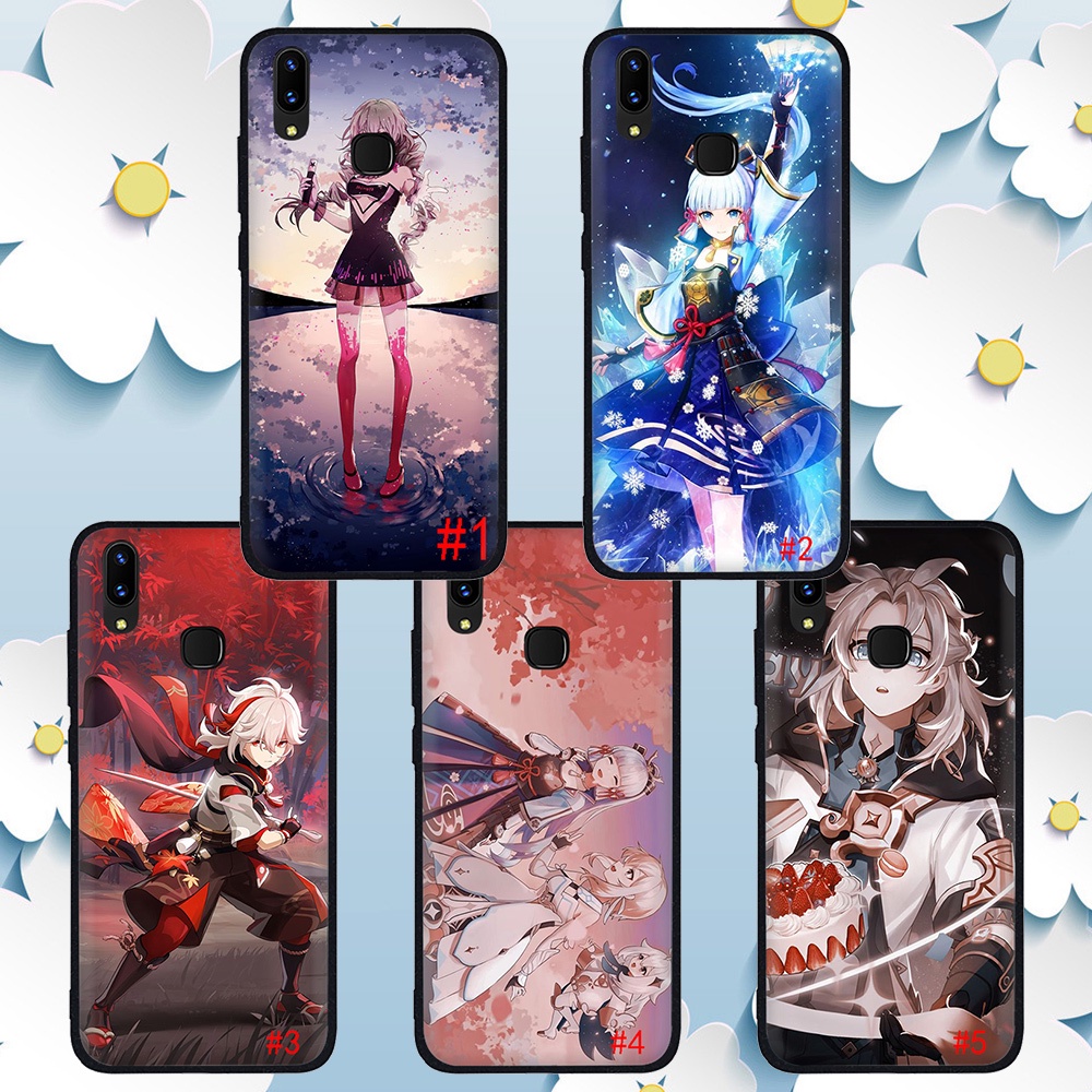 Ốp điện thoại tpu họa tiết game genshin cho vivo y5s y11 y12 y15 y17 y19 y20 y30 y50 2020 y53 y69 y71 y91 y93 y95 ln44