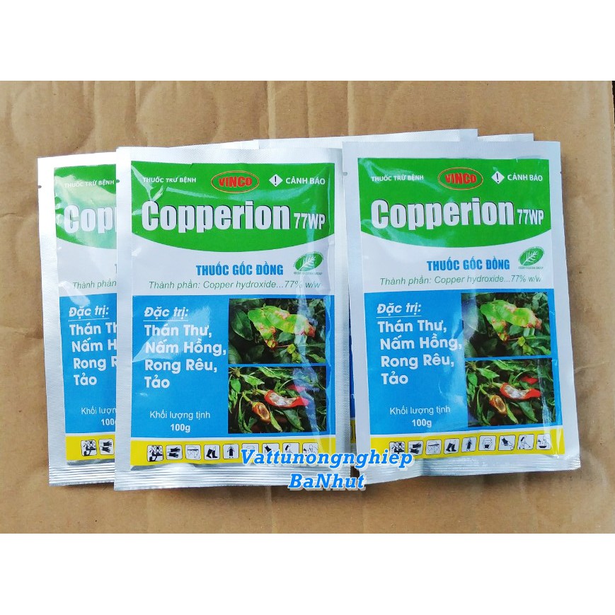 01 Gói COPPERION 77WP Trừ Thán Thư, Nấm Hồng, Rong Rêu, Tảo