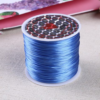 Dây chun tơ dây cước co giãn màu xanh trời xâu vòng tay phong thủy các loại - mouse love rice