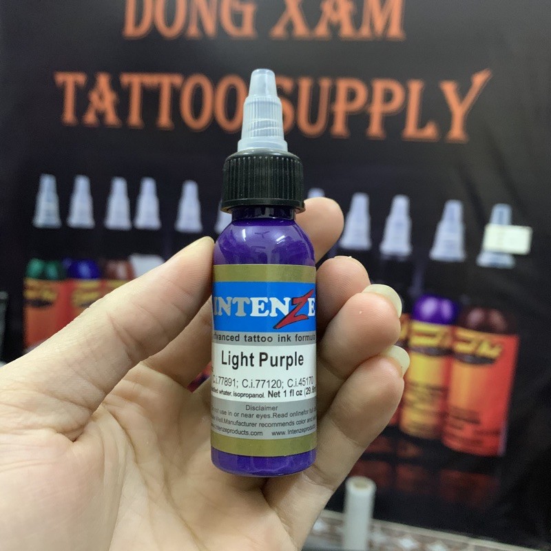 Mực xăm hình màu tím hàng có sẵn