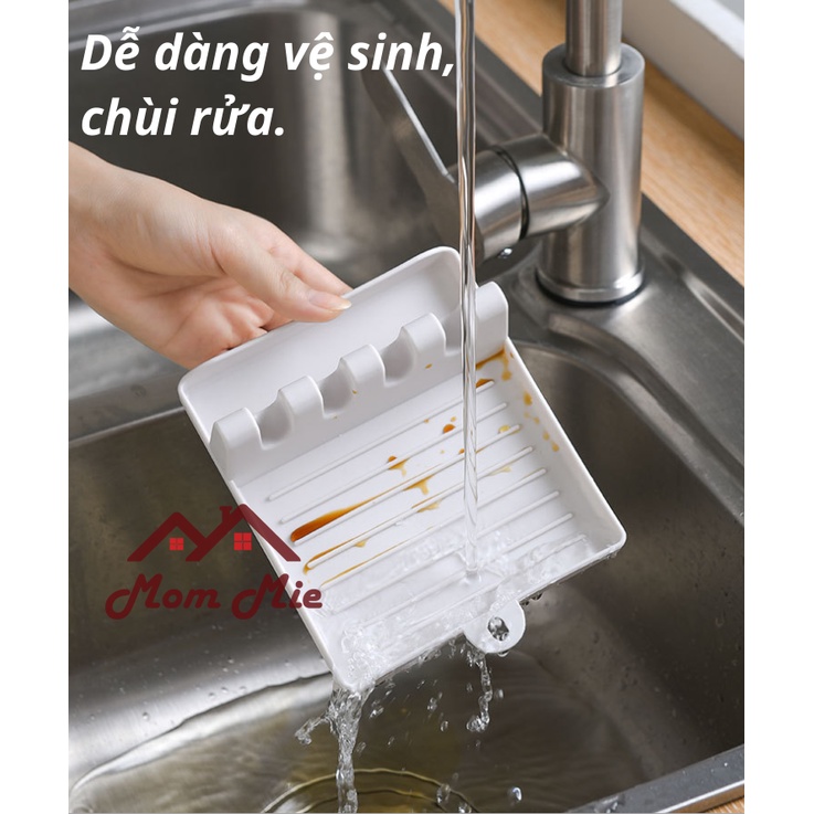 Giá gác muỗng, đũa, nắp nồi bằng nhựa tiện dụng - K097