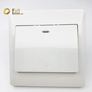 Bộ công tắc đơn, 2 chiều có đèn LED Simon Series 50 51012BD