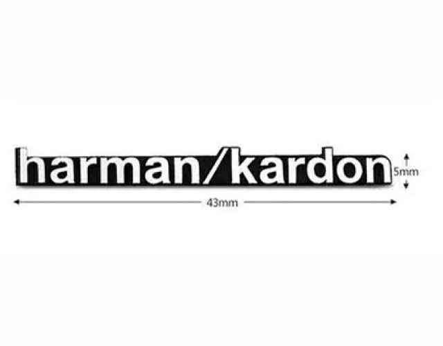 LOGO Loa harman/kardon có sẵn keo dán 3M