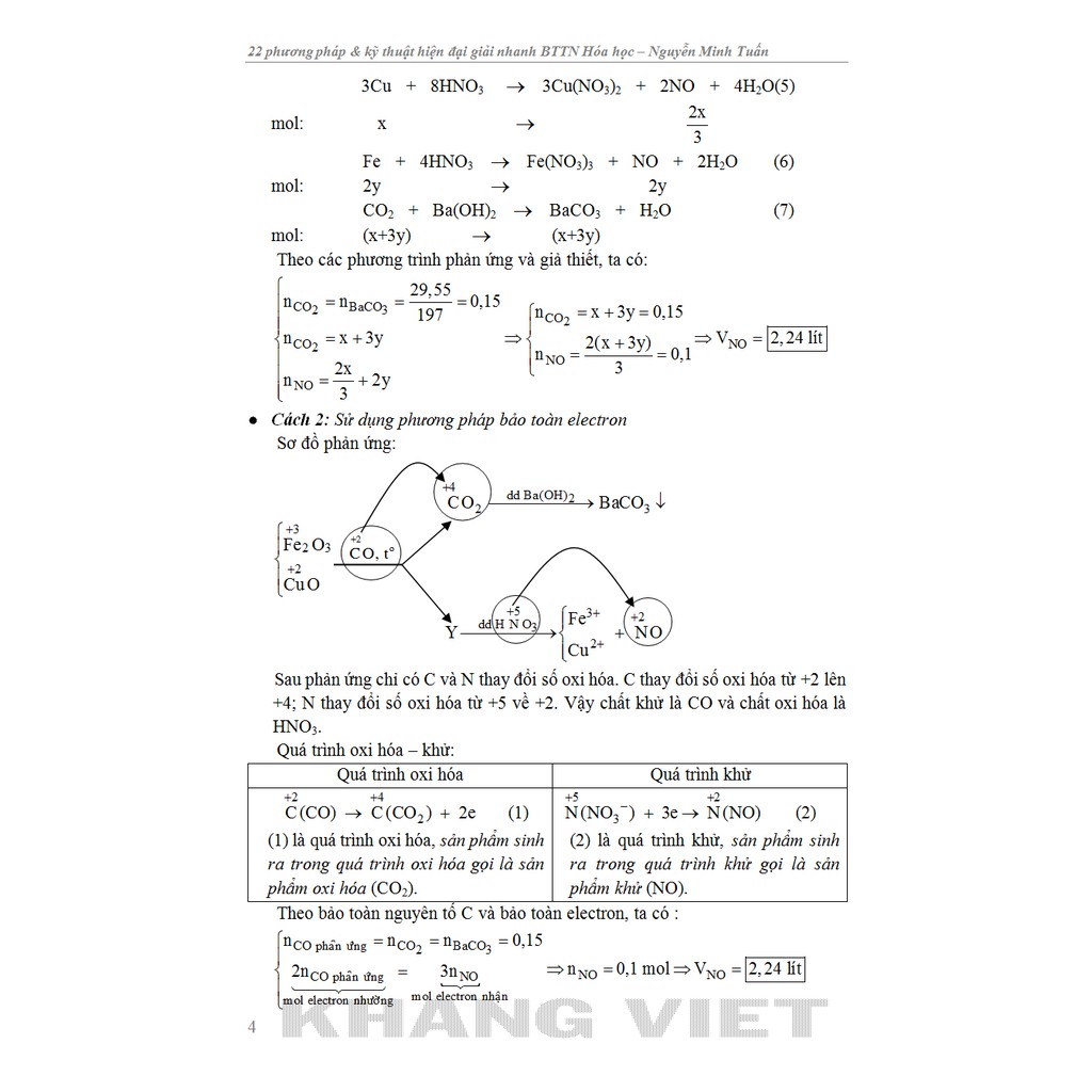 Sách - 22 Phương Pháp & Kỹ Thuật Hiện Đại Giải Nhanh Bài Tập Trắc Nghiệm Hóa Học Tập 1