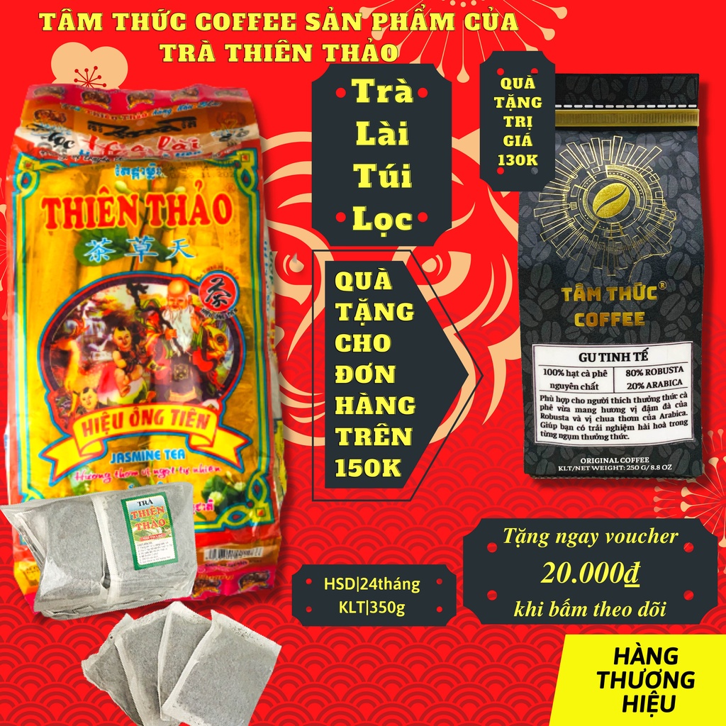 Trà túi lọc lài Thiên Thảo 350g/60 tép_ĐẶC SẢN ĐÀ LẠT_HÀNG CÔNG TY