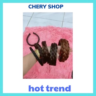 Tóc giả nữ đẹp cài tóc con rít hot trend
