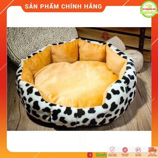 Nệm cho chó mèo 😍 FREESHIP 70K 🌸 Đệm | nệm tròn chó mèo 2 lớp + quà tặng  4- 7 món 🎁 số lượng có hạn