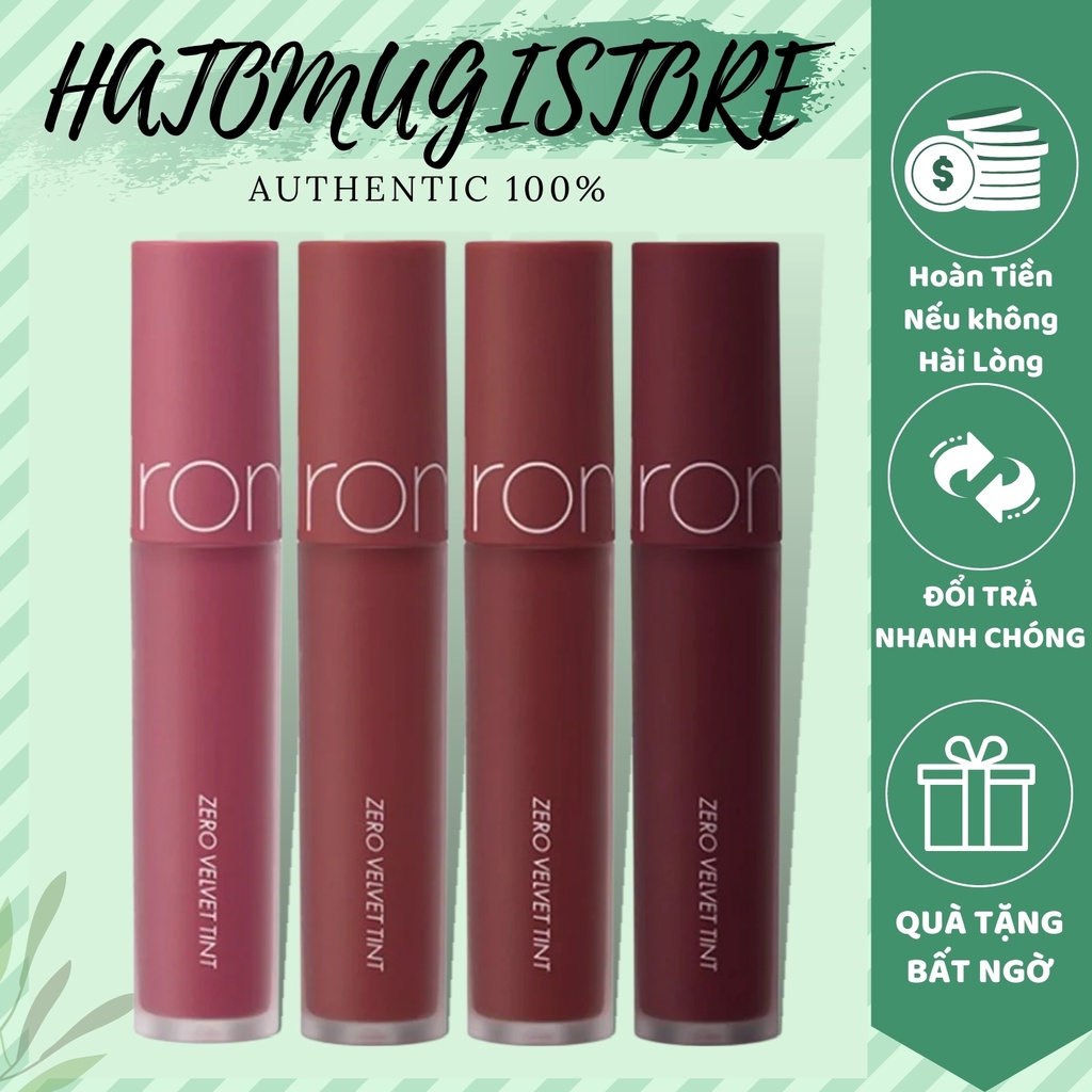  Son romand zero [Hot New_Hàng Auth] Son kem lỳ mềm môi Romand Zero Velvet Tint lâu trôi | BigBuy360 - bigbuy360.vn