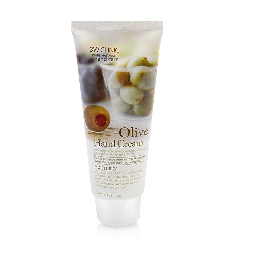 Bộ 3 Kem Dưỡng Da Tay 3w Clinic Hand Cream( Olive, Lemon, Acacia) 100mlx3 | BigBuy360 - bigbuy360.vn