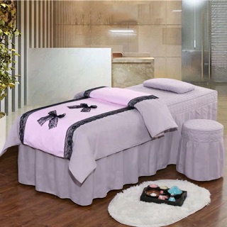Bộ ga giường spa 4 món nơ