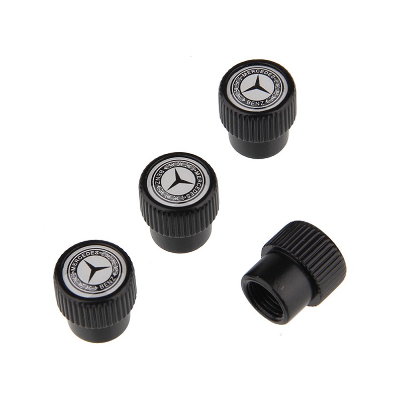 Bộ 4 Nắp Đậy Van Bánh Xe Ô Tô Mercedes Benz W203 W176 W124 W211