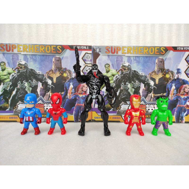 Hộp 5 nhân vất siêu anh hùng 564870