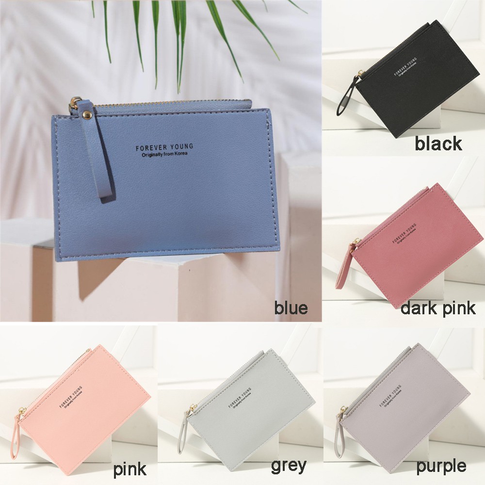 Ví đựng thẻ mini bằng da Pu thời trang cho nam