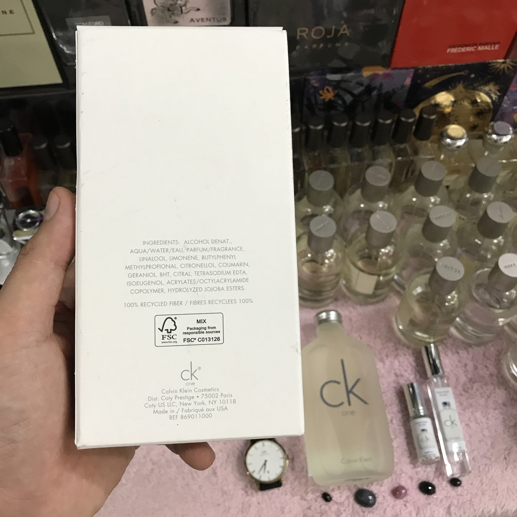 [Cali Perfume][Mẫu Thử][Dùng Là Thơm] Nước Hoa Unisex Hương Mùa Hè Calvin Klein Ck One | Thế Giới Skin Care