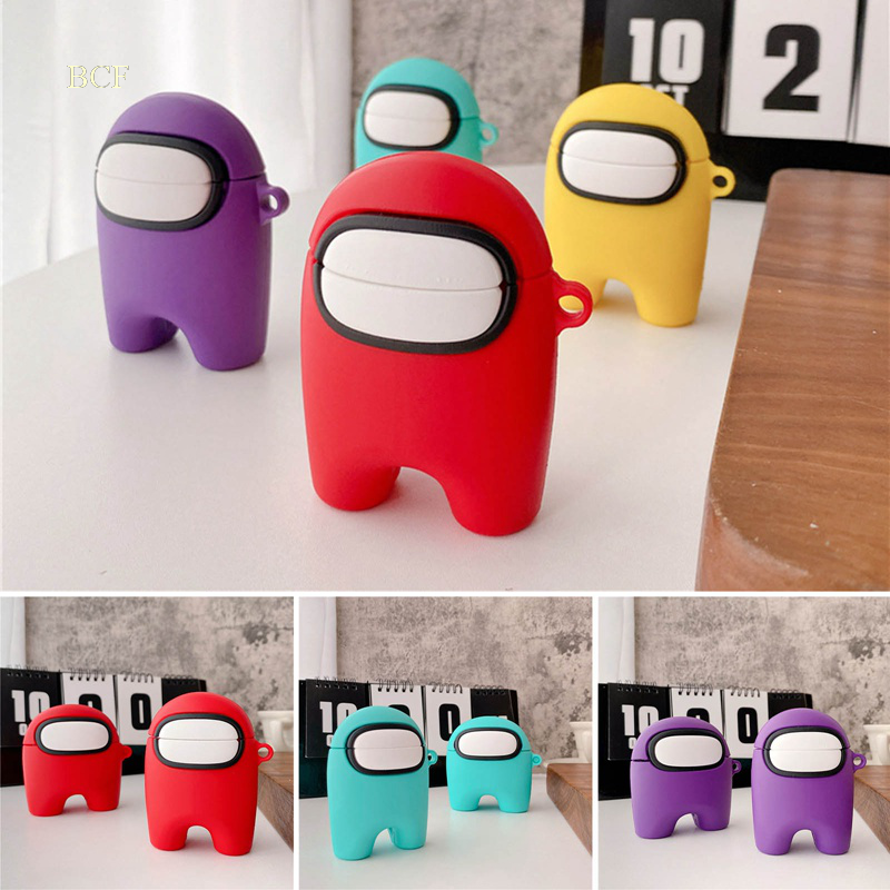 Vỏ Bảo Vệ Hộp Sạc Tai Nghe Airpods Pro Apple Bluetooth Không Dây Chất Liệu Silicon Hình Máy Chơi Game Among Us Ốp | BigBuy360 - bigbuy360.vn