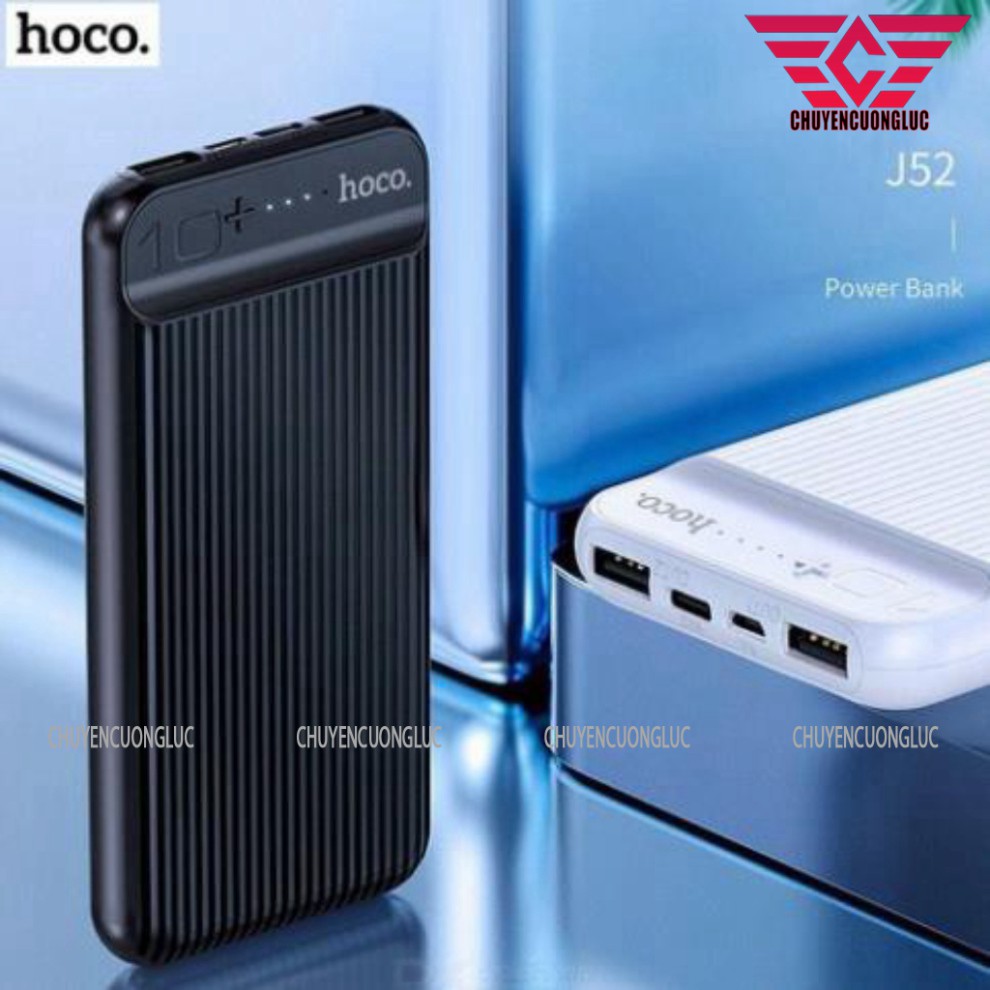 Sạc dự phòng dung lượng cao 10.000mAh - Hoco J52 - Chính hãng