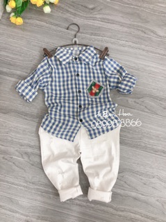Áo sơmi Burberry cho bé (Combo 2 áo)