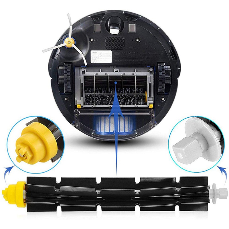 Chổi Quét Thay Thế Cho IRobot Roomba 600 Series, 605 610 615 616 620 621 625 630 635 640 650 660 665 670