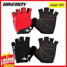 Găng tay xe đạp Bikeboy thiết kế hở nửa ngón chống trượt