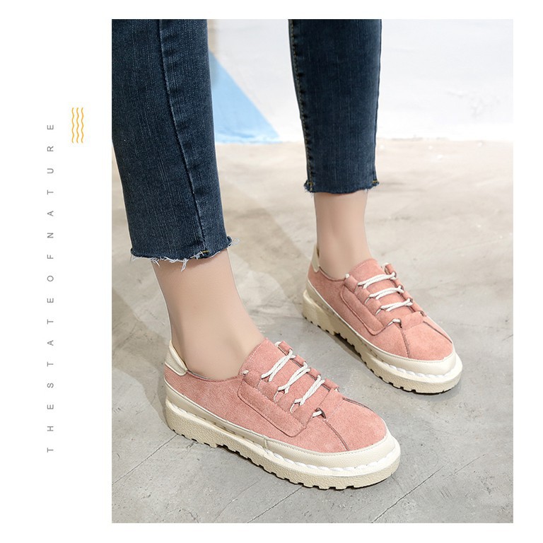 Ulzzang Baalsstock Giày da nữ mũi tròn thời trang Hàn CP347 order order 3 tuần | BigBuy360 - bigbuy360.vn