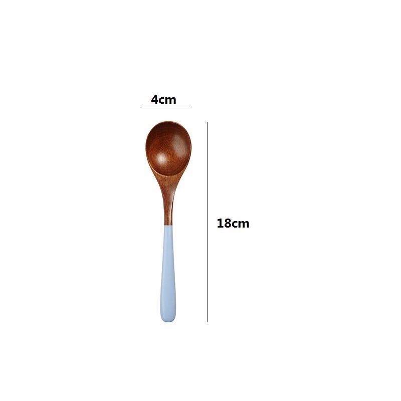 Muỗng Thìa Gỗ Văn Phòng Hàng Loại 1 Xuất Khẩu Phong Cách Dễ Thương Hàn Quốc Mộc Tâm Hoa