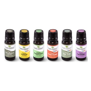 Set 6 lọ tinh dầu hữu cơ plant therapy 10ml - top 6 organic single essential oil