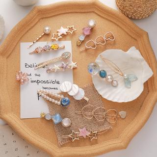 Set 8 Kẹp Tóc Phong Cách Hàn Quốc Thời Trang Cho Nữ