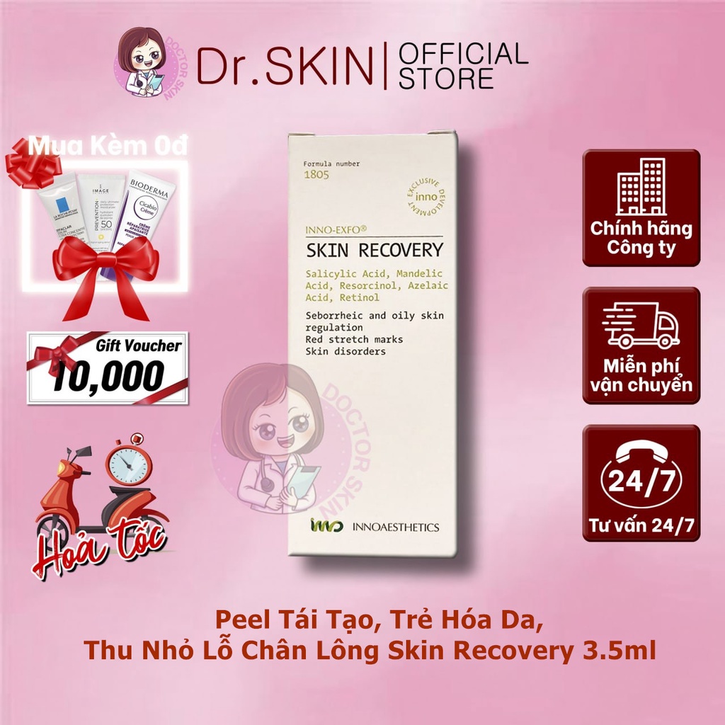 Peel Tái Tạo, Trẻ Hóa Da, Thu Nhỏ Lỗ Chân Lông Skin Recovery 3.5ml